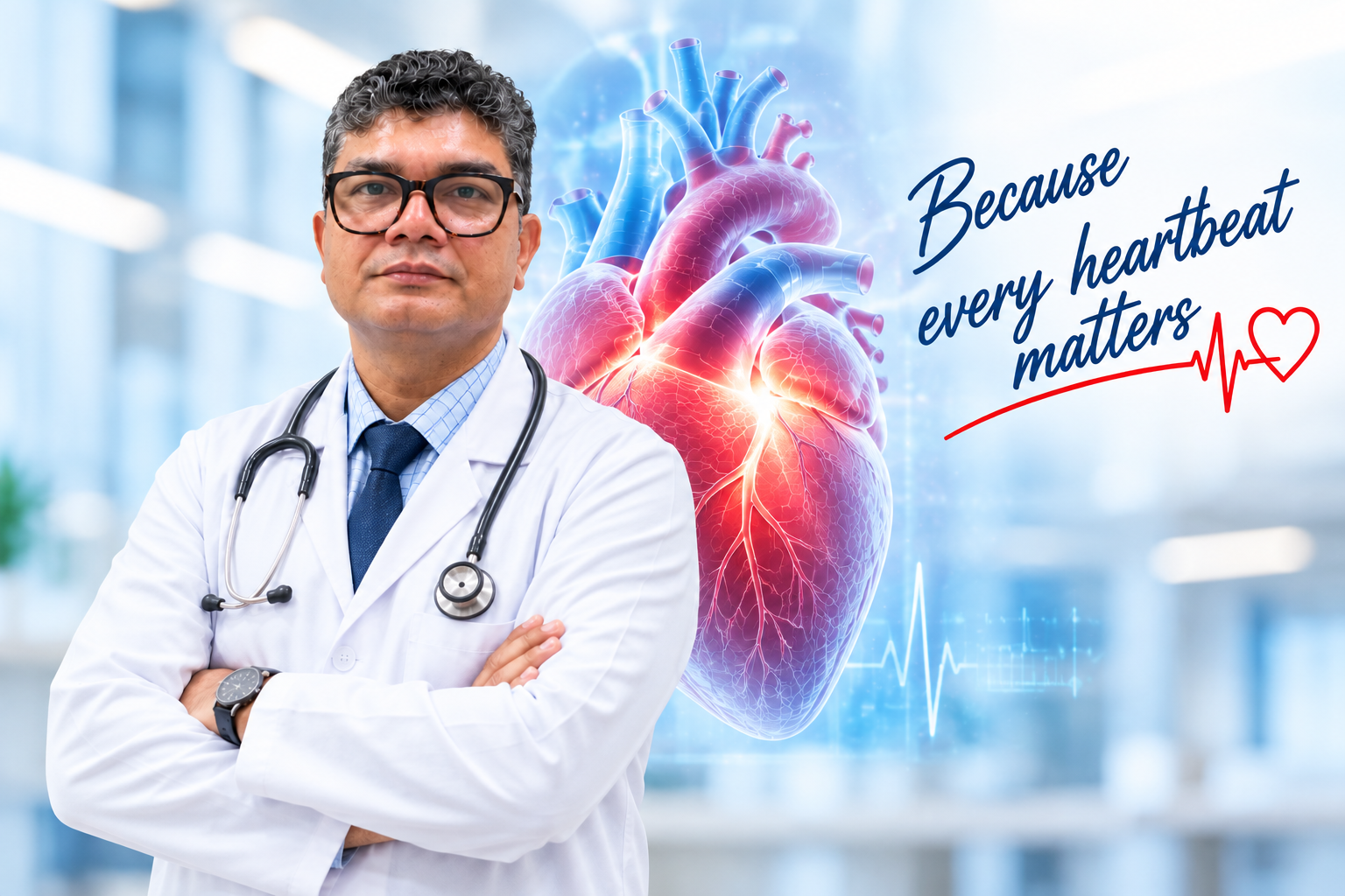 Dr. Yatindra Mohan Bahuguna, Bahuguna Heart Institute